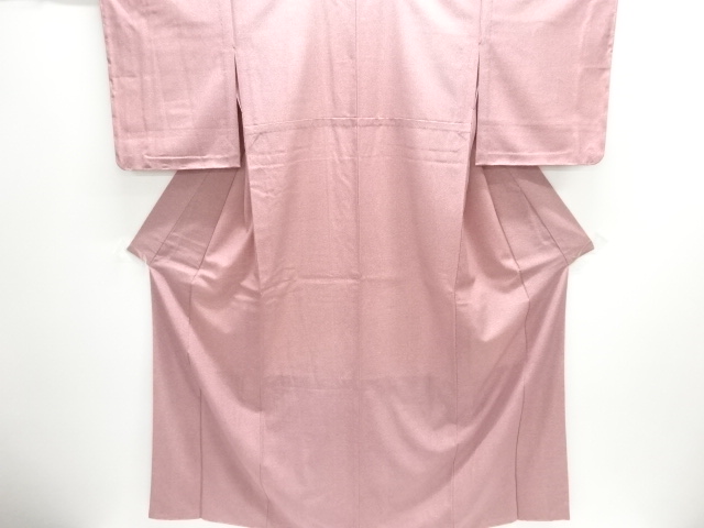 未使用品　霰模様単衣小紋着物